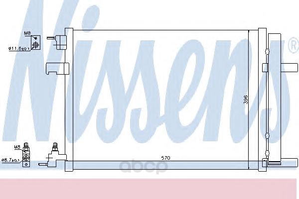 

NS940134 =AVA OL5500 [1850136] радиатор конд. Opel Astra J 1.4i 09>