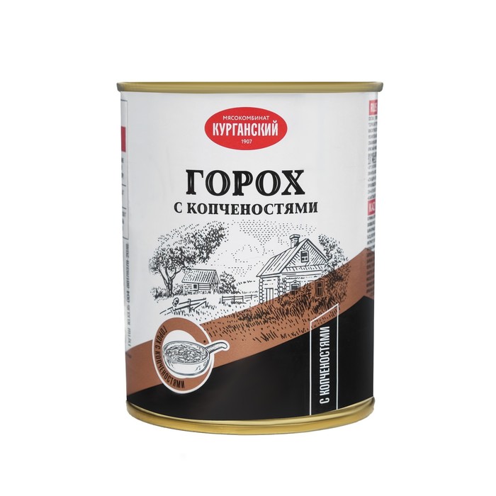 

Горох с копченостями СТАНДАРТ 330г ж/б КМК