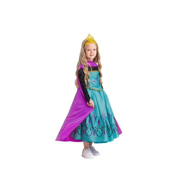 фото Карнавальный костюм "эльза", платье-трансформер, жакет, диадема, р.32, рост 122 см nobrand