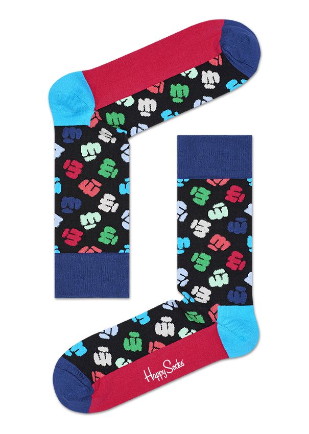 

Носки унисекс Happy Socks PewDiePie Sock PEW01 черные, Черный, PewDiePie Sock PEW01