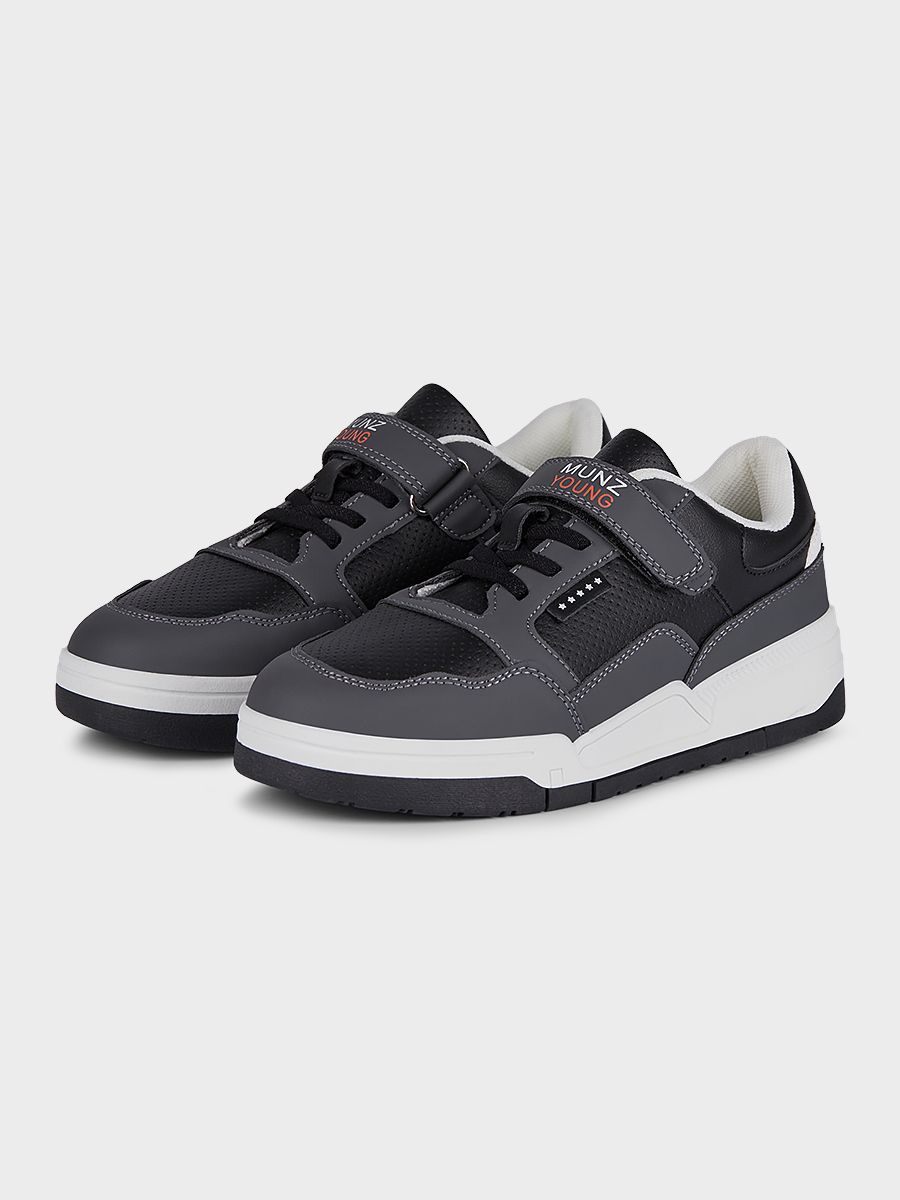 Кроссовки MUNZ YOUNG 229-4406B-2602 черный темно-серый белый 38 2189₽