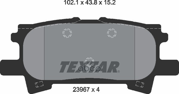 

Тормозные колодки Textar дисковые 2396701