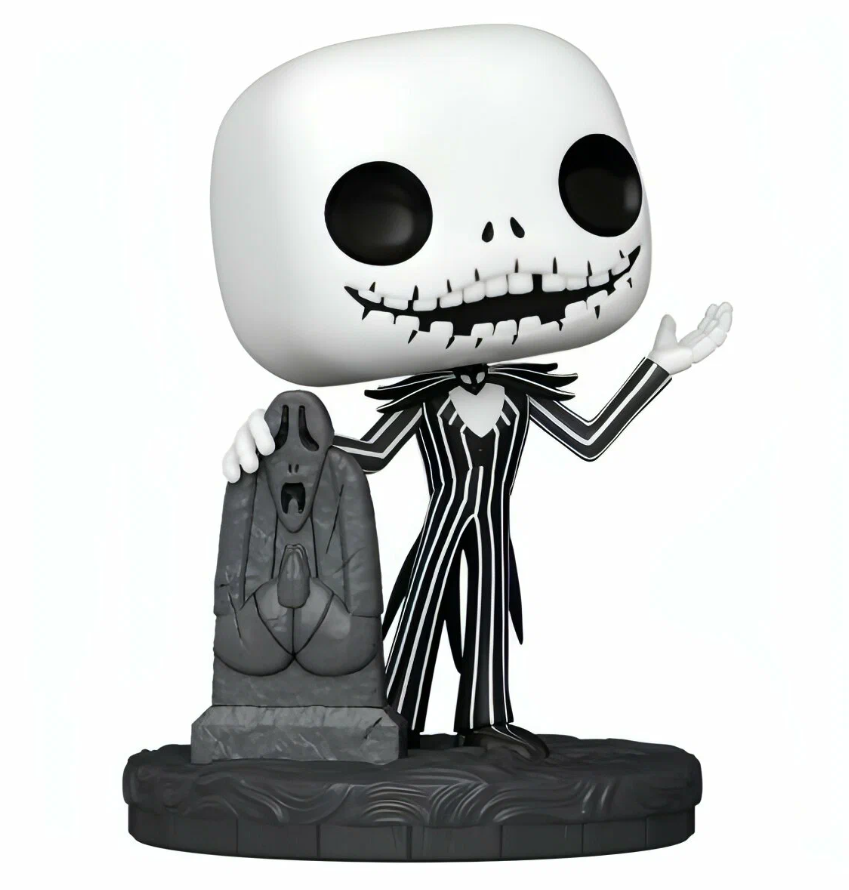 

Фигурка Funko Disney: Джек Скеллингтон, Черный;белый, Disney TNBC 30th Jack Skellington