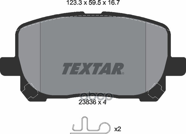 

Тормозные колодки Textar 2383601