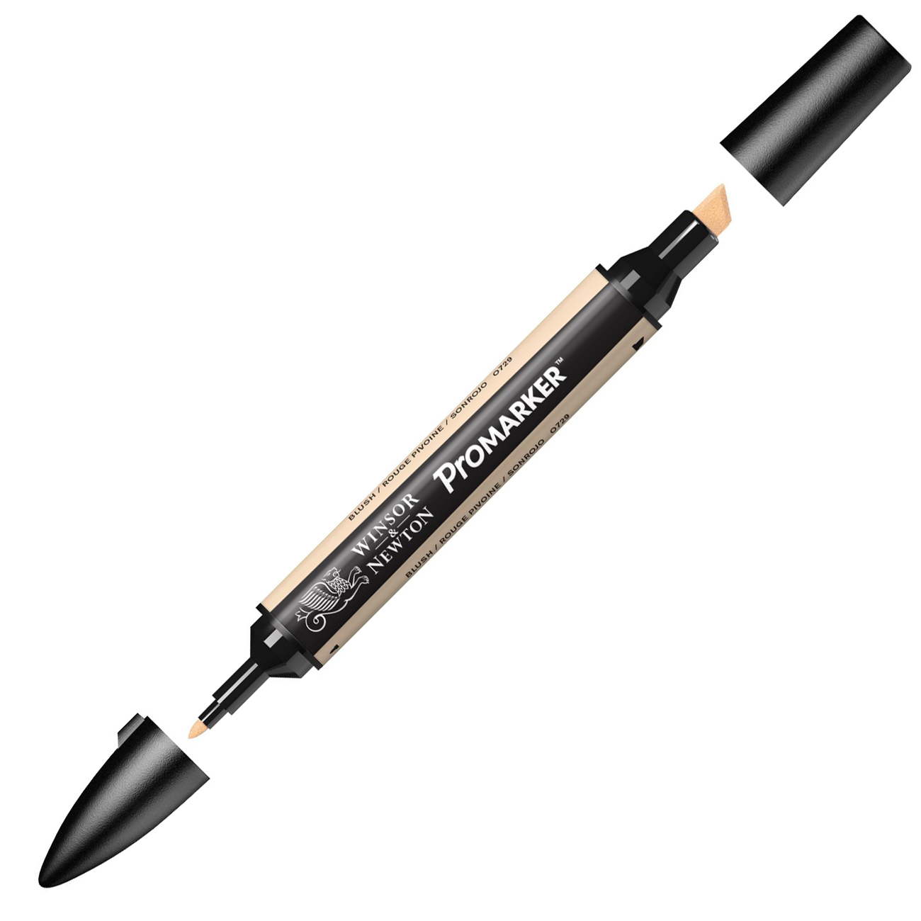 

Winsor&Newton Маркер двухсторонний Promarker, цвет O729 Розовый румянец, Маркер двухсторонний Promarker, цвет O729 Розовый румянец