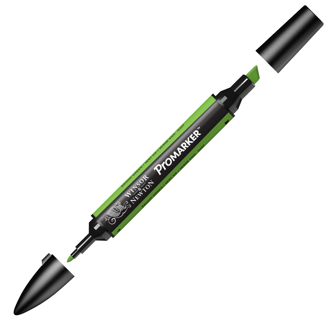 

Winsor&Newton Маркер двухсторонний Promarker, цвет G267 Зеленый яркий, Маркер двухсторонний Promarker, цвет G267 Зеленый яркий