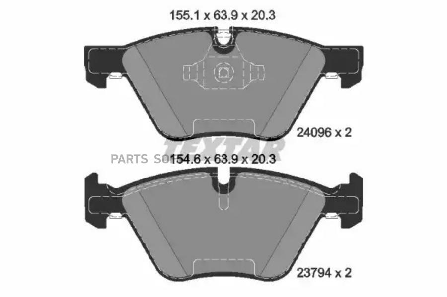 

Колодки дисковые передние с антискрип. пласт. bmw e81/82/87/88/90/92 2.0-3.0i/2.0 2409601