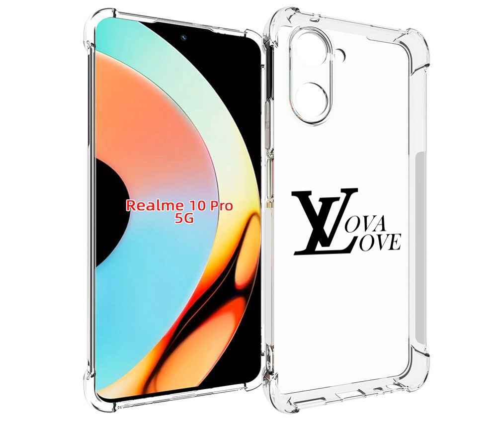 Чехол бампер MyPads Лова-лове для Realme 10 Pro противоударный