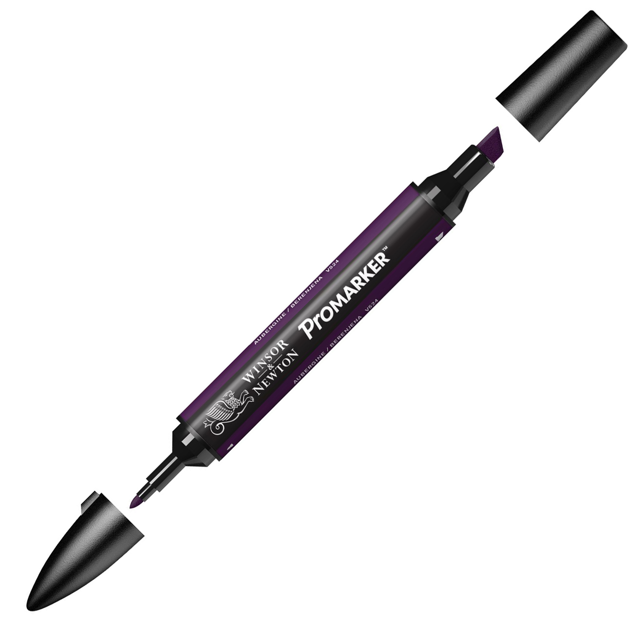 

Winsor&Newton Маркер двухсторонний Promarker, цвет V524 Баклажан, Маркер двухсторонний Promarker, цвет V524 Баклажан