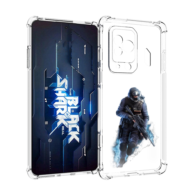 

Чехол MyPads спецназ-ксго для Xiaomi Black Shark 5 Pro, Прозрачный, Tocco
