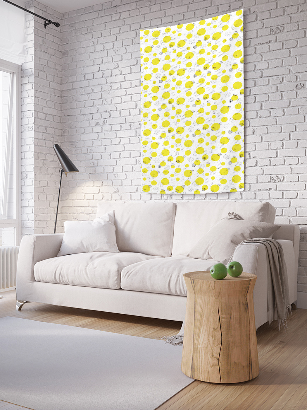 

Вертикальное фотопанно на стену JoyArty Точечные шары 150x200 см, Точечные шары