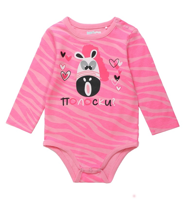 

Боди детское Kari Baby SS24B15000502, розовый, 56, 228819