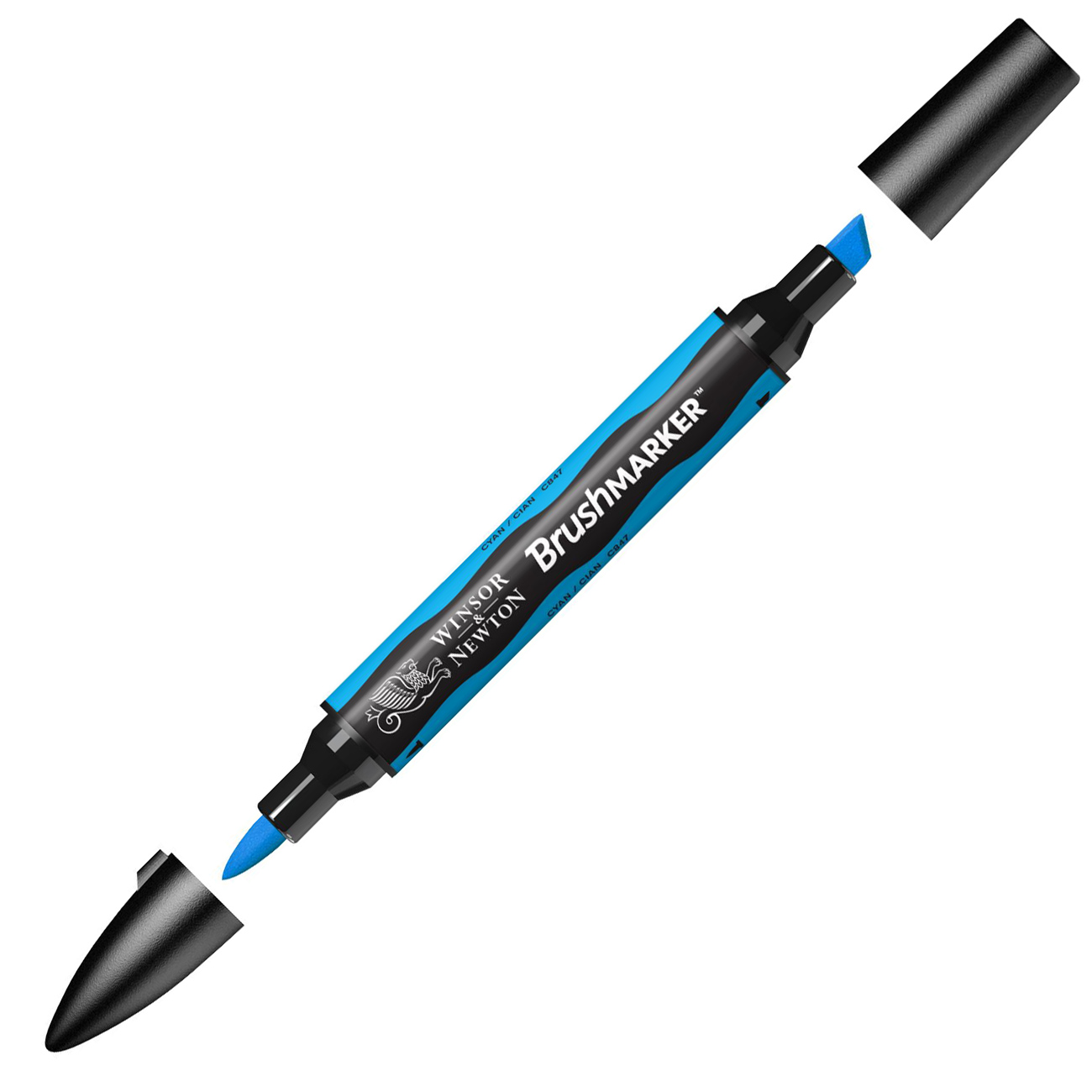 

Winsor&Newton Маркер двустор. Winsor&Newton PROMARKER Brush, цвет C847 Голубой, Маркер двустор. Winsor&Newton PROMARKER Brush, цвет C847 Голубой