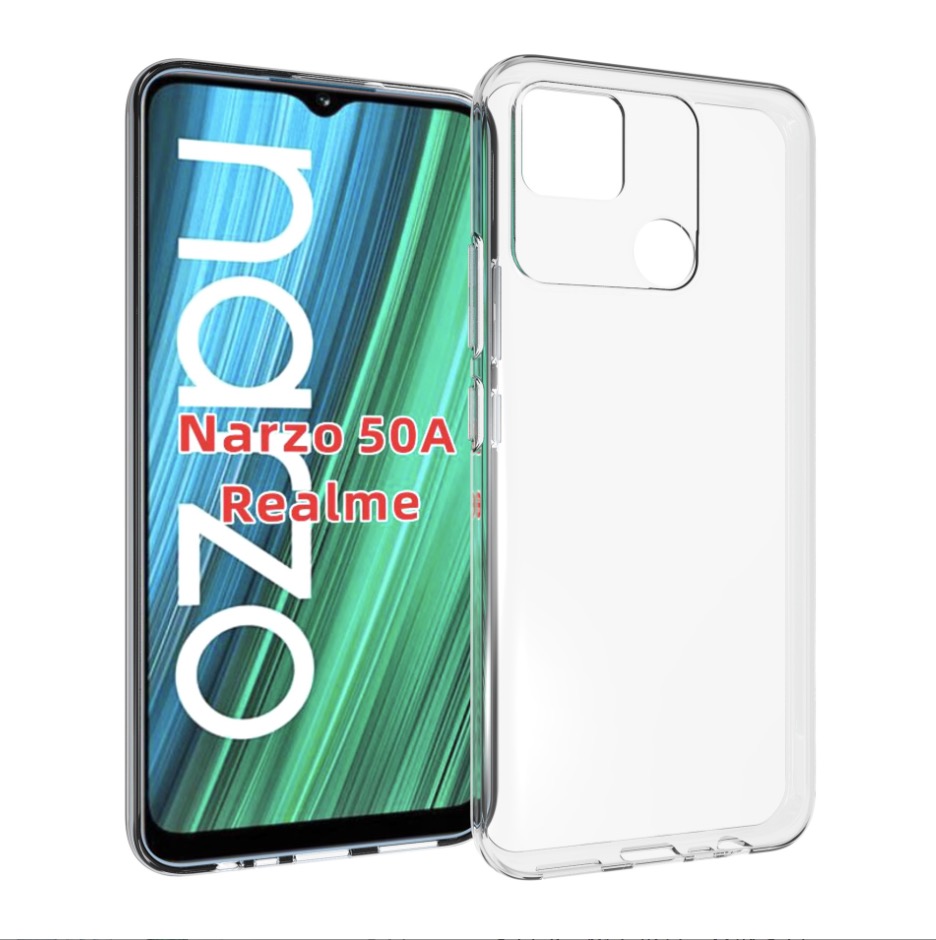 

Чехол задняя-панель-накладка-бампер MyPads Tocco для Realme Narzo 50A, Прозрачный