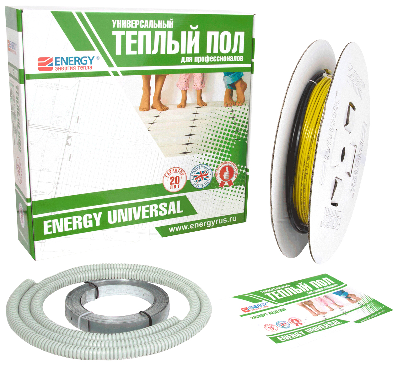 

ТеплыйПол Energy EFLRUNIVL0ADSV00450, Universal 450 Вт