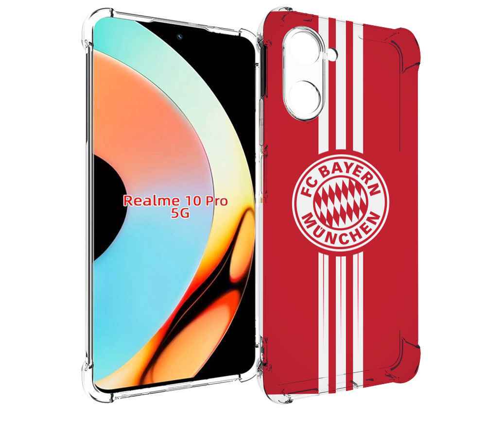 

Чехол бампер MyPads Мюнхен для Realme 10 Pro противоударный, Прозрачный, Tocco