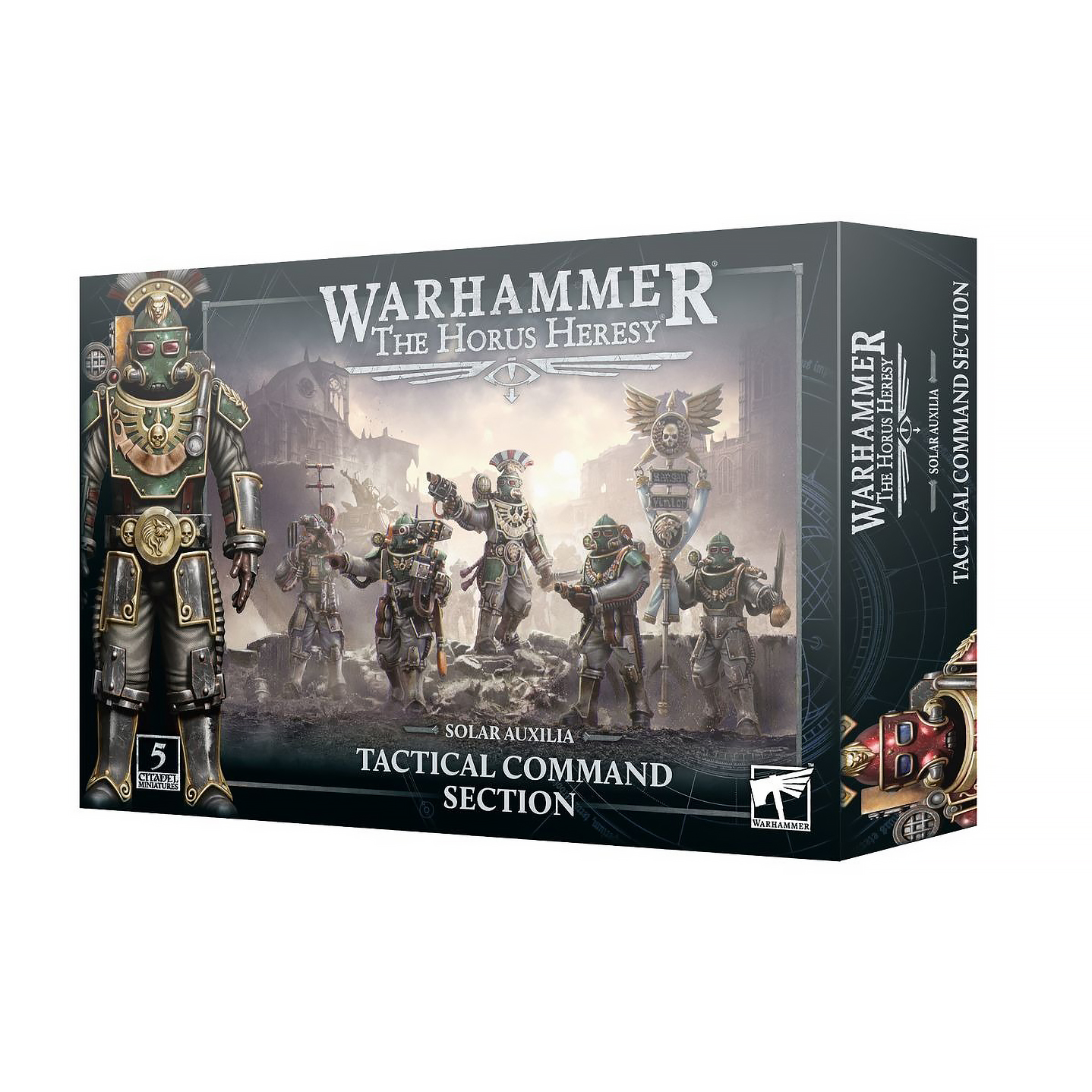 

Миниатюры Games Workshop Warhammer The Horus Heresy Solar Auxilia Tactical Command Section, Solar Auxilia