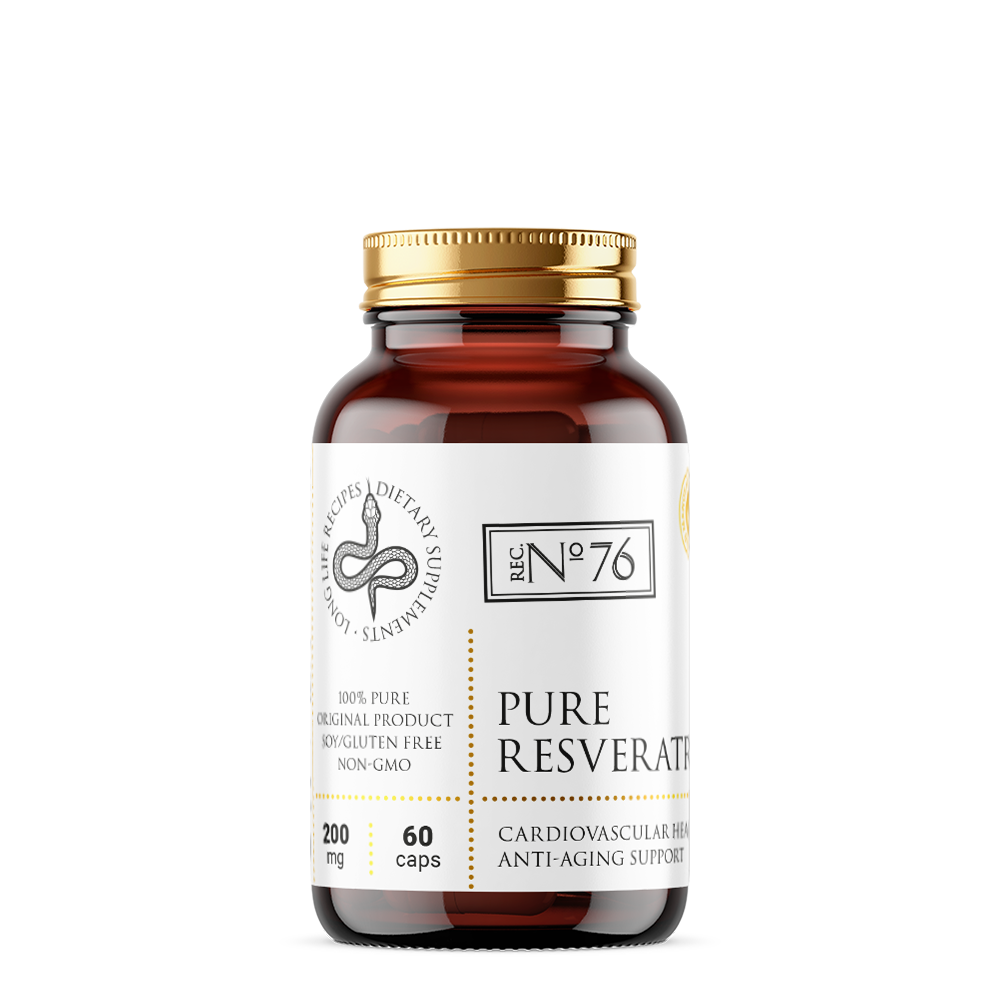 Ресвератрол Long Life Recipes Pure Resveratrol капсулы 200 мг 60 шт.