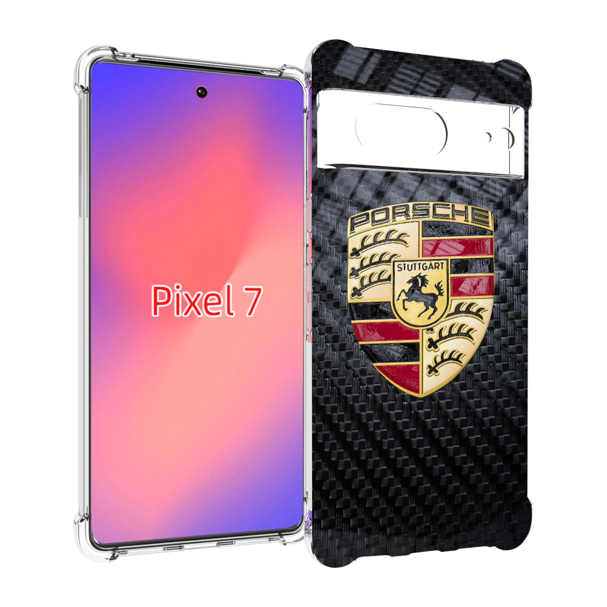 

Чехол Mypads porsche 3 Мужской Для Google Pixel 7, Прозрачный, Tocco