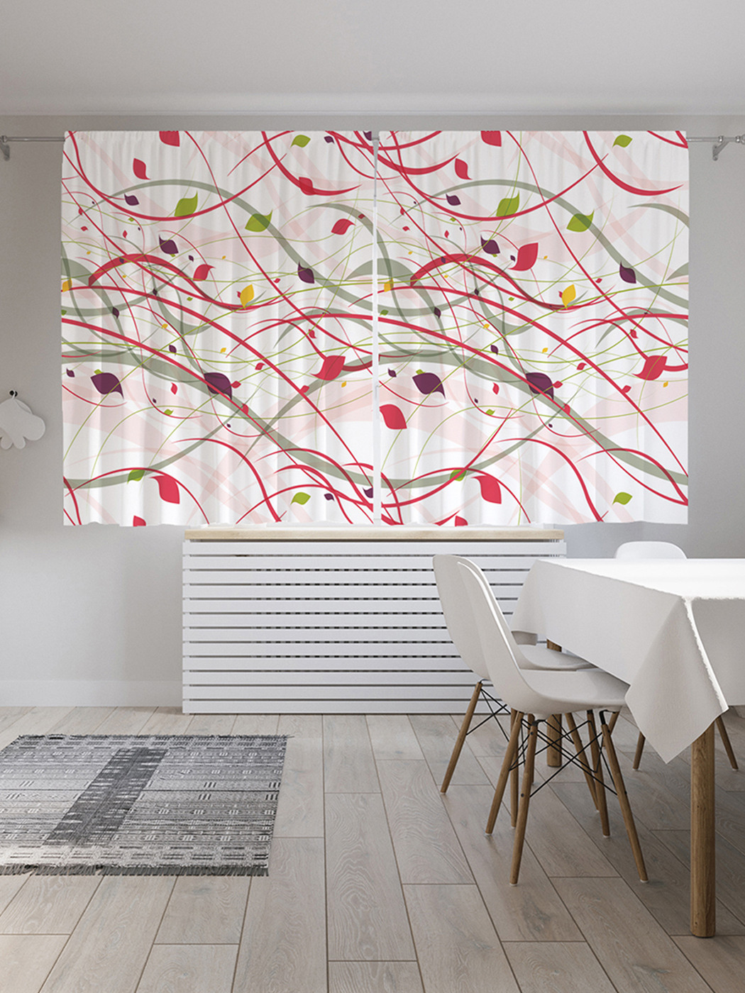 

Шторы с фотопечатью JoyArty "Ветер перемен" из сатена, 290х180 см