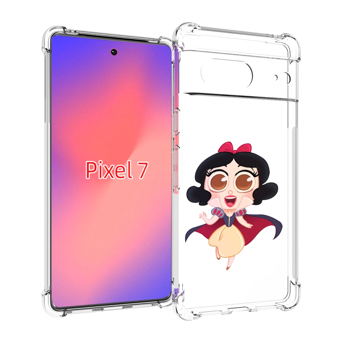 

Чехол Mypads Принцеска-Нарисованная Женский Для Google Pixel 7, Прозрачный, Tocco