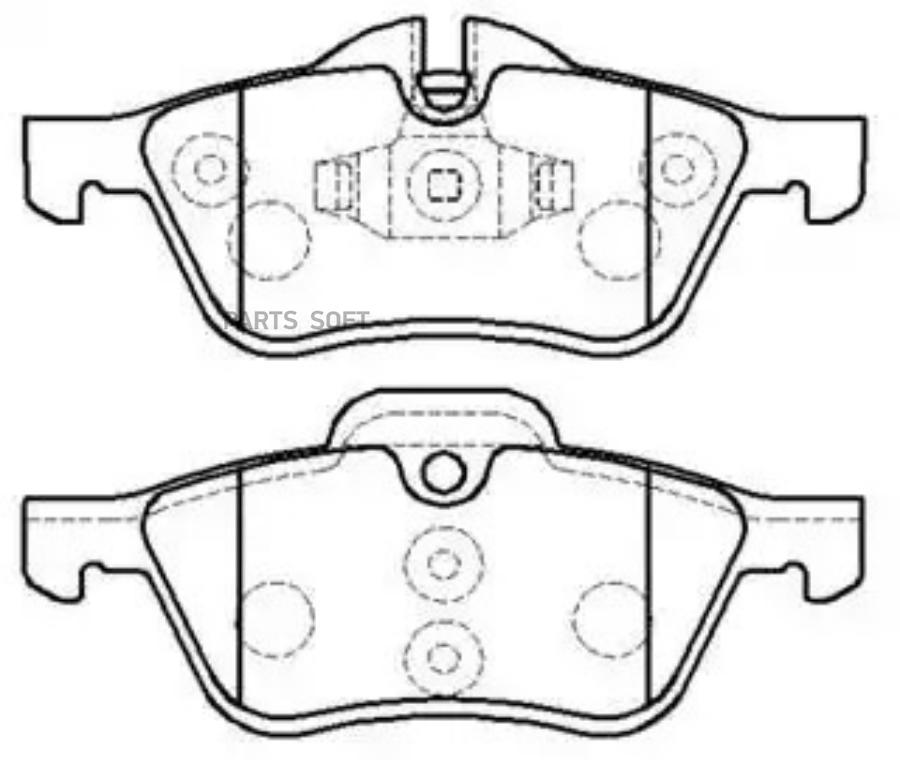 

Колодки тормозные дисковые MINI: Cooper () 1шт HSB HP5260