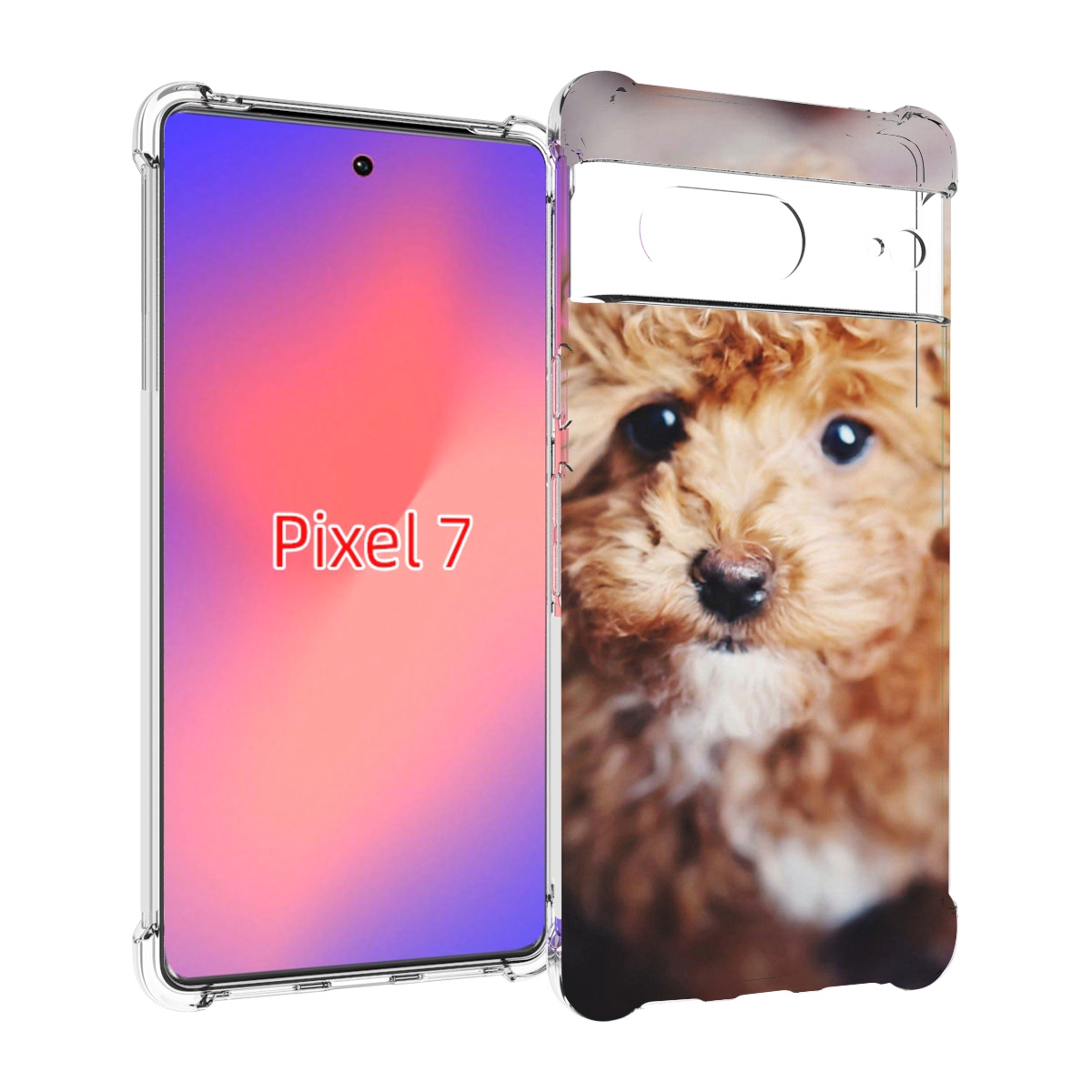 

Чехол Mypads Пудель Для Google Pixel 7, Прозрачный, Tocco