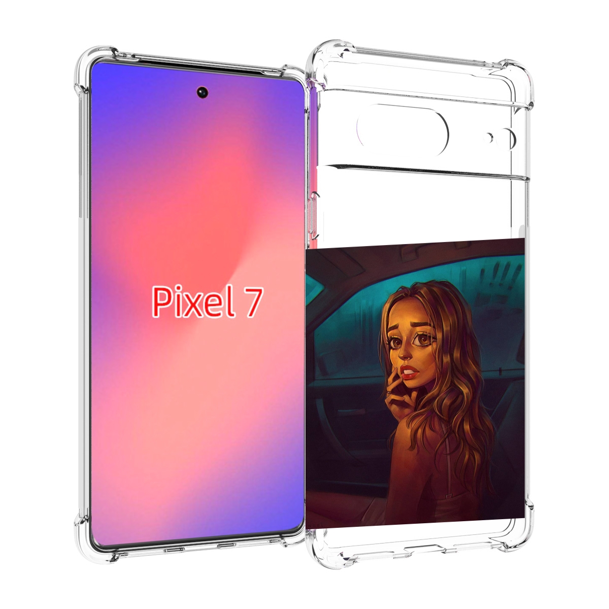 

Чехол Mypads Пуп-Невесты Женский Для Google Pixel 7, Прозрачный, Tocco