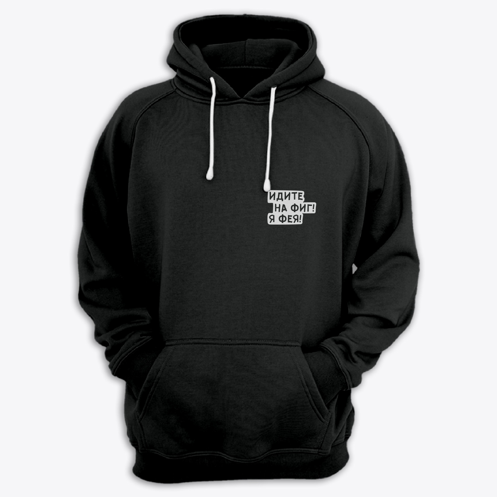 

Худи женское SHARP&CUT CBF043896 черное 50 RU, Черный, CBF043896