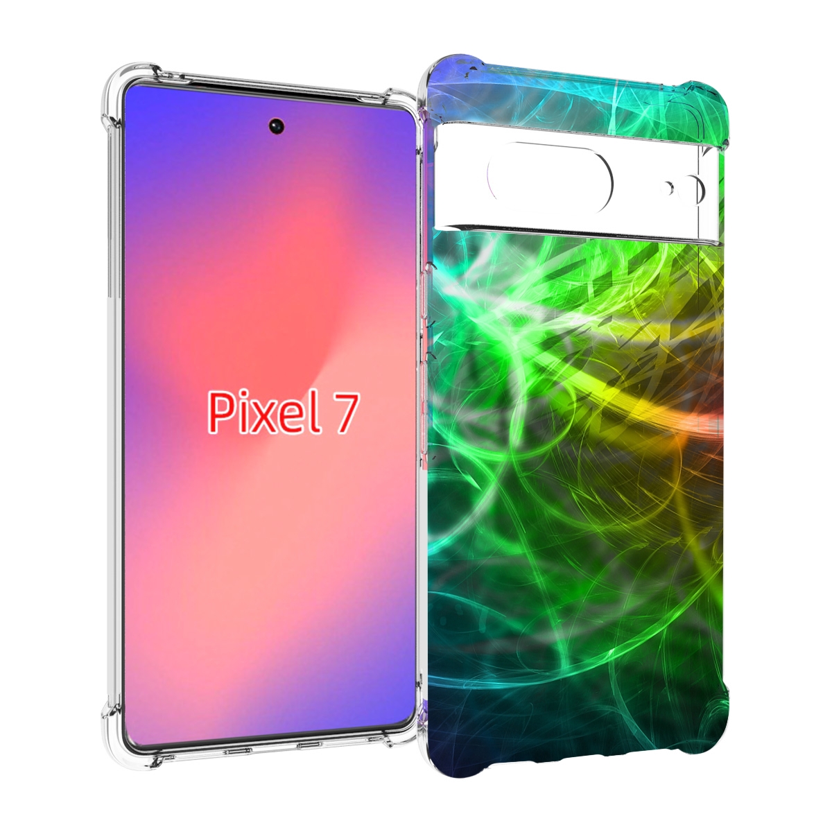 

Чехол Mypads Разноцветная-Абстракция-Линиями Для Google Pixel 7, Прозрачный, Tocco