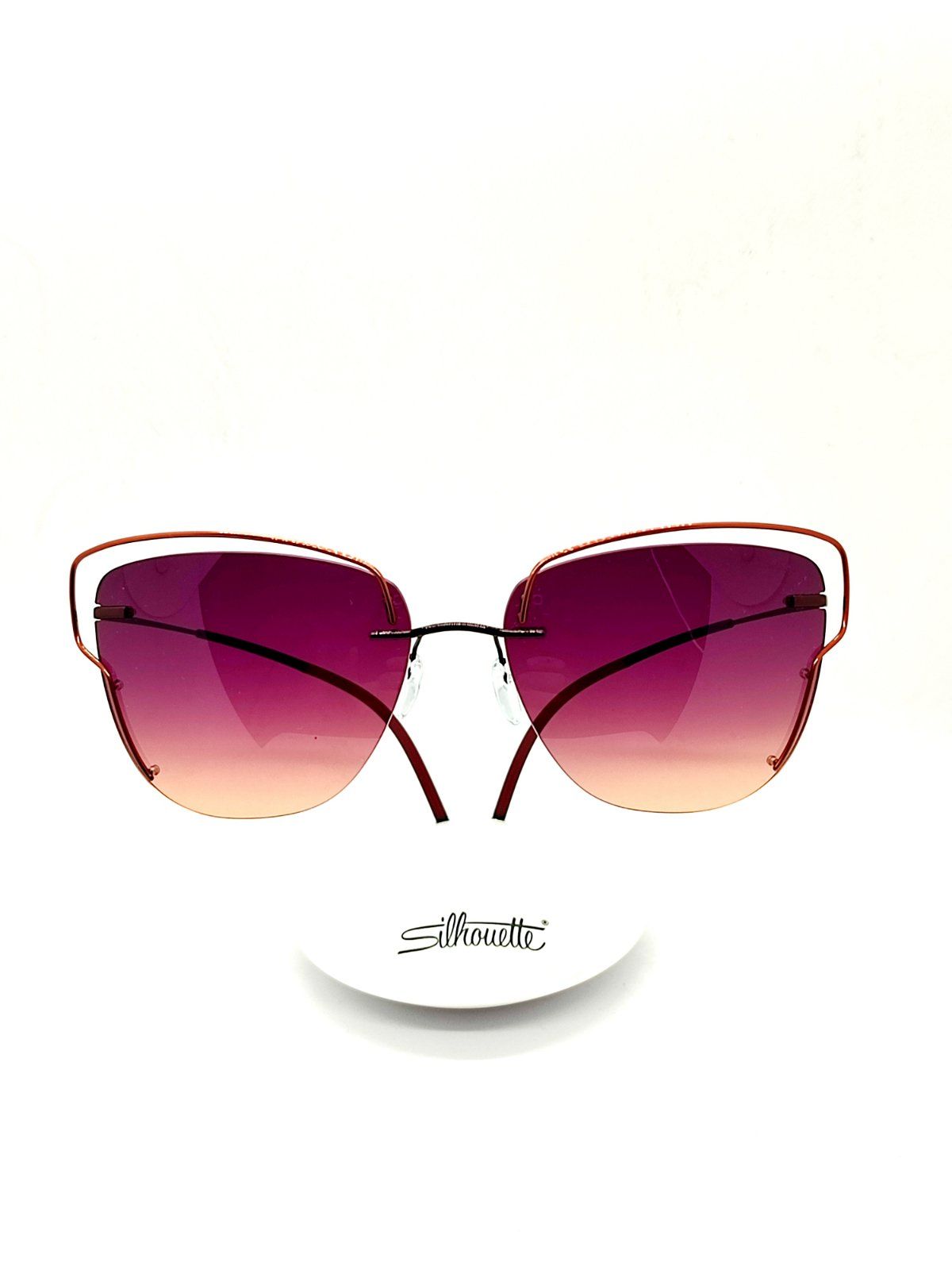Солнцезащитные очки женские Silhouette 11 бордовые