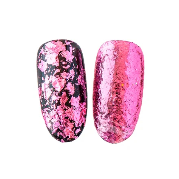 

Хлопья Юки Zoo Nail Art металлические, розовые, 3 шт.