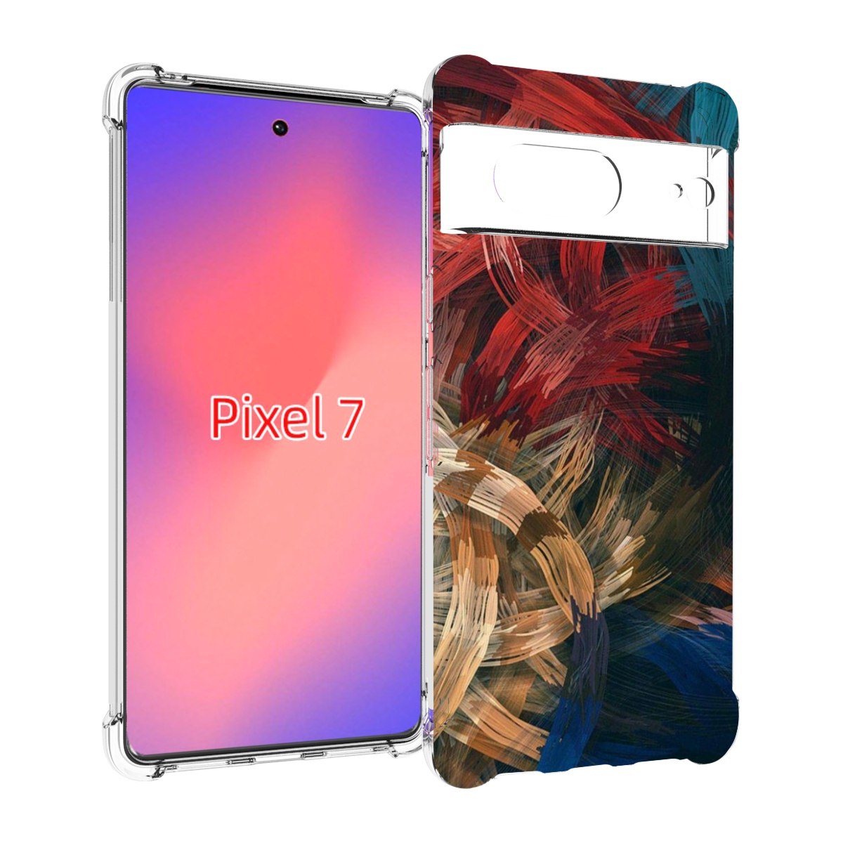 

Чехол Mypads Раскрашенная Медь Для Google Pixel 7, Прозрачный, Tocco