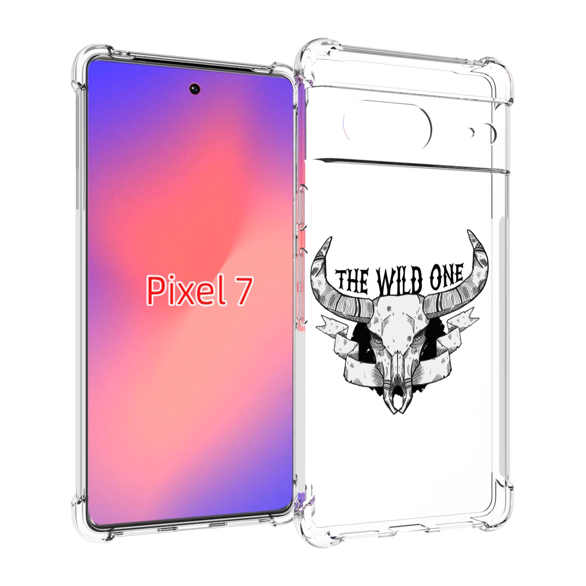 

Чехол Mypads Рогатый-Череп-Оленя Для Google Pixel 7, Прозрачный, Tocco