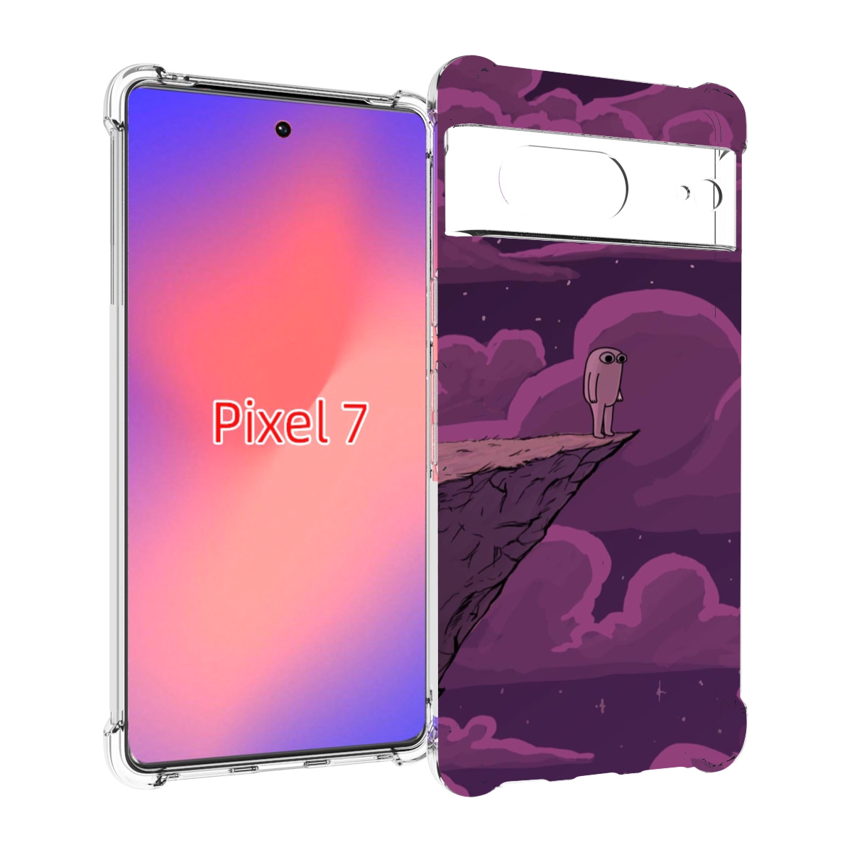 

Чехол Mypads Розовая-Фасолька Для Google Pixel 7, Прозрачный, Tocco