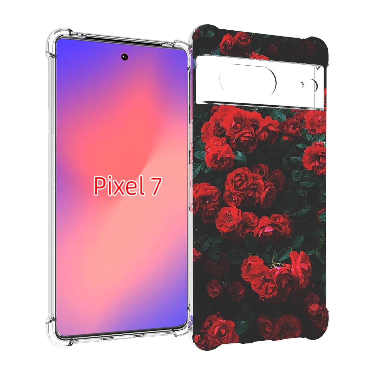 

Чехол Mypads Розы-В-Листьях Для Google Pixel 7, Прозрачный, Tocco