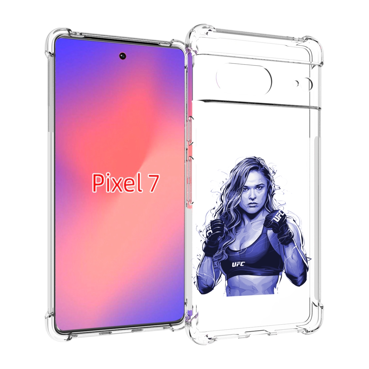 

Чехол Mypads Ронда-Роузи-Юфс Для Google Pixel 7, Прозрачный, Tocco
