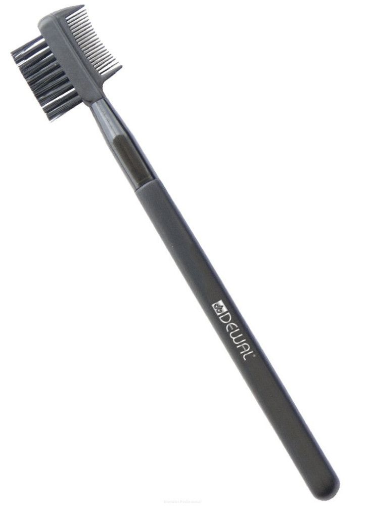 Расческа для бровей и ресниц Dewal BR-422 черный 15,8 см 2 шт