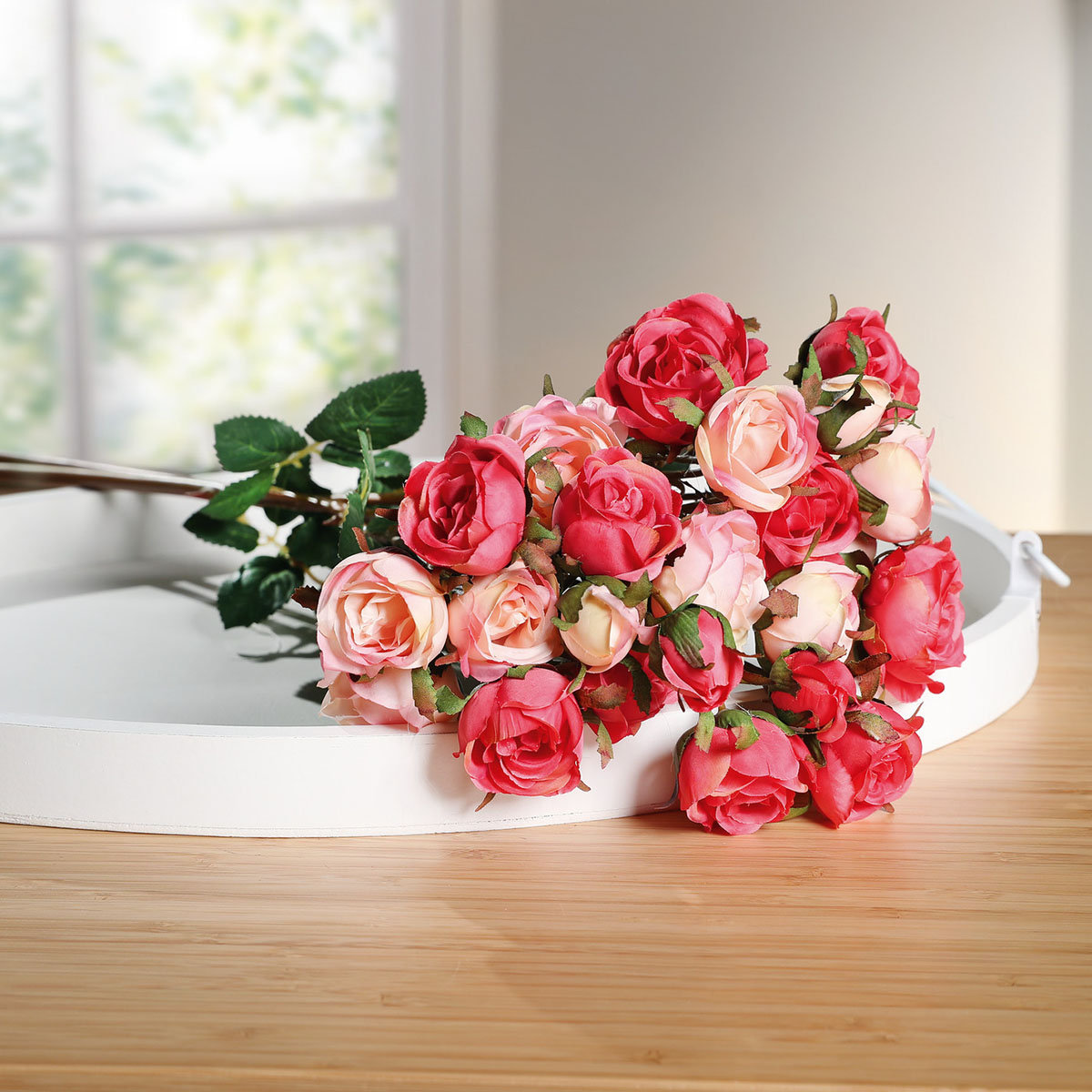 Декоративные искусственные цветы Хит-декор Розы 08279, 2 веточки