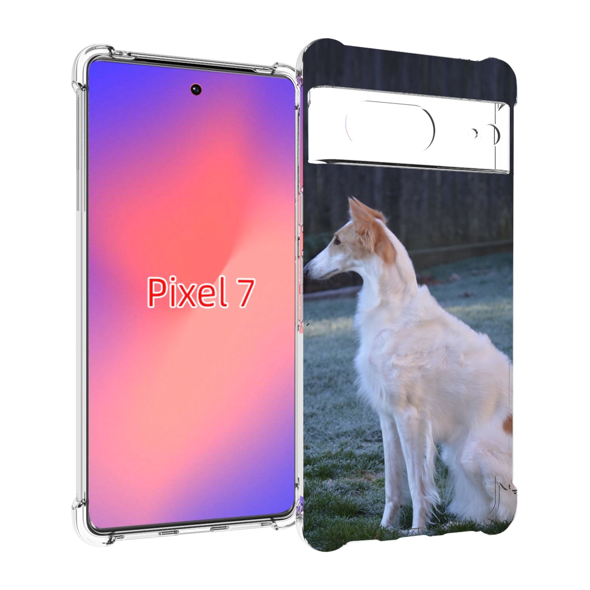 

Чехол Mypads Русская Псовая Борзая Для Google Pixel 7, Прозрачный, Tocco