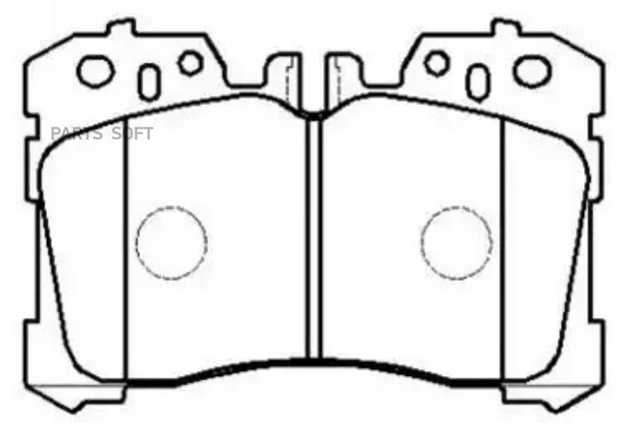 

Тормозные колодки HSB передние HP8220