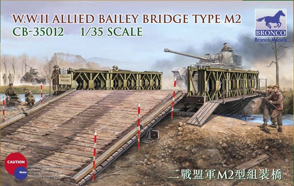 

Сборная модель Bronco 1/35 WWII Allied Bailey Bridge Type M2 CB35012