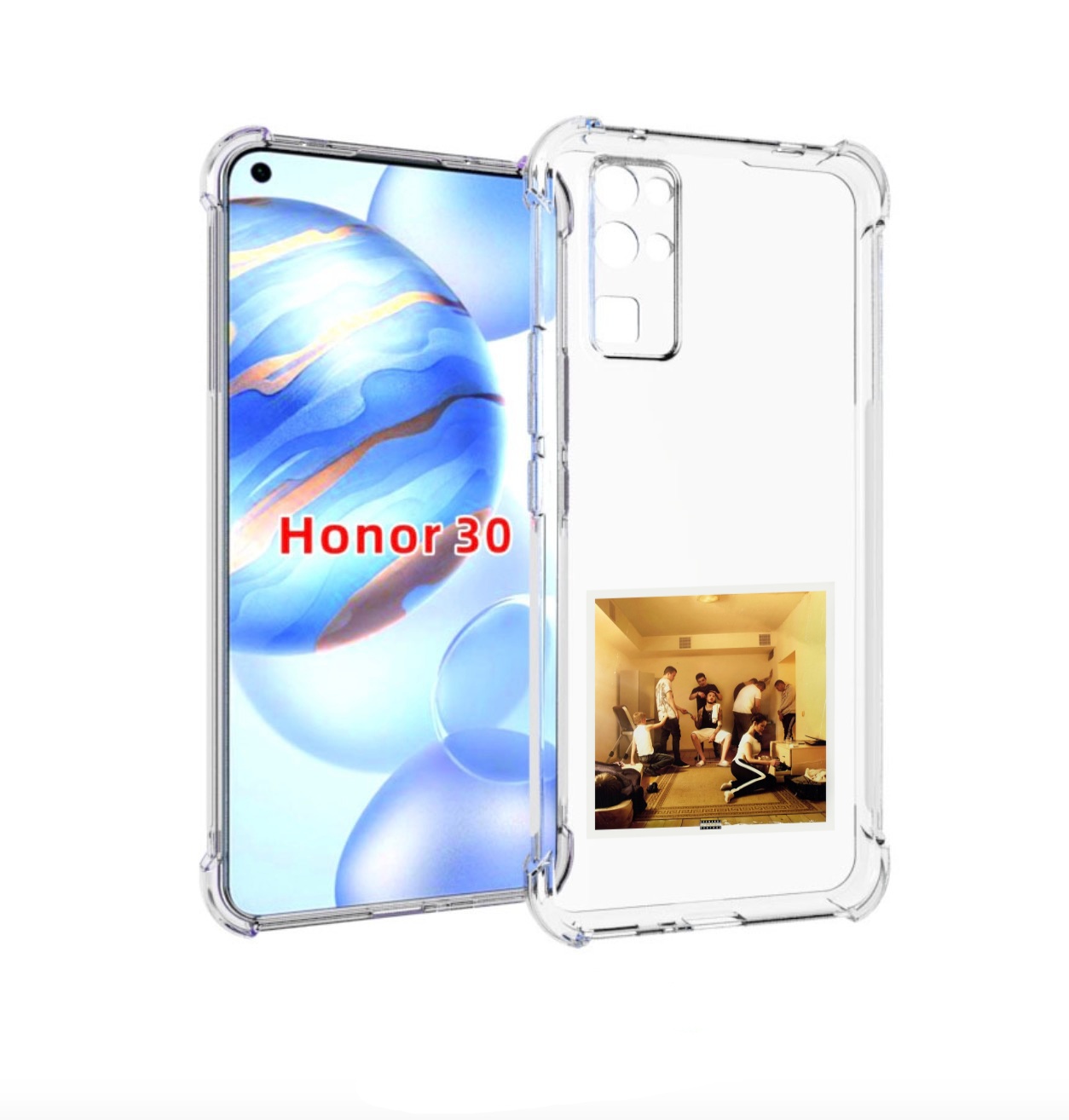 

Чехол бампер MyPads Уроборос Скриптонит улица 36 для Honor 30 (B, Прозрачный, Tocco
