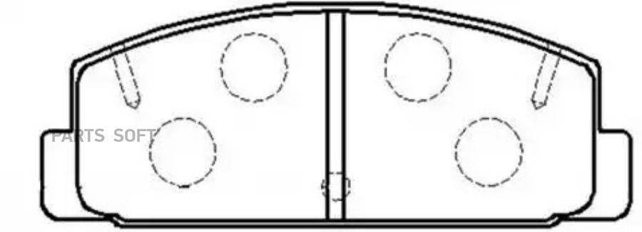 

Тормозные колодки HSB дисковые HP8275