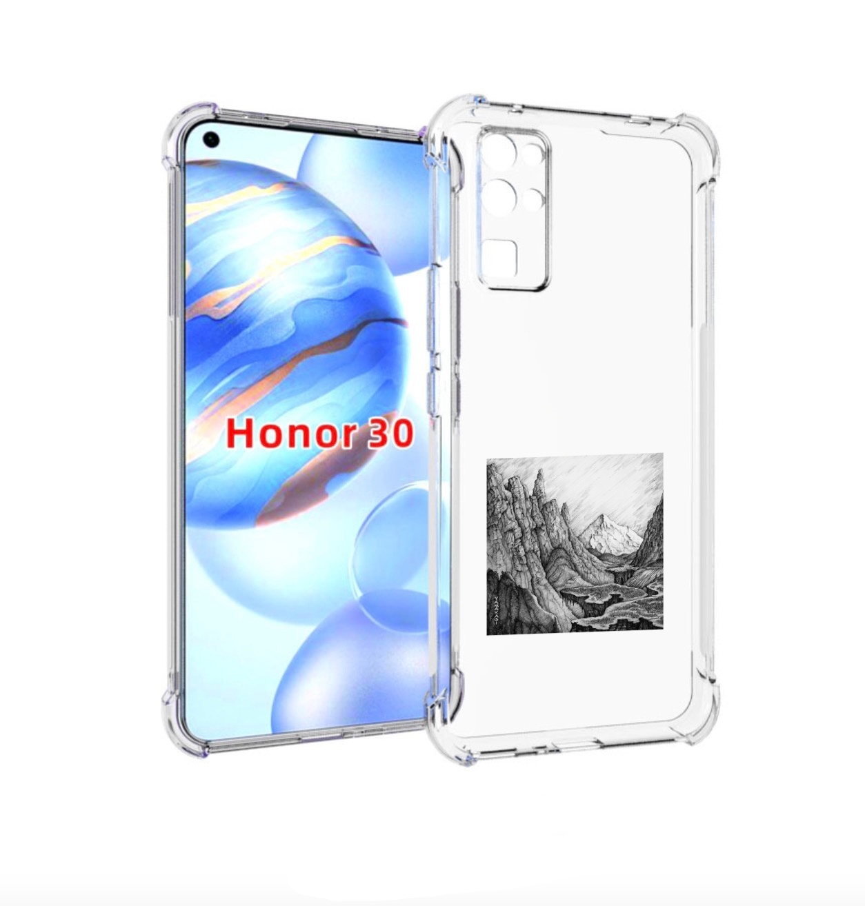 

Чехол бампер MyPads Ямакаса Мияги и Энди Панда для Honor 30 (BMH, Прозрачный, Tocco