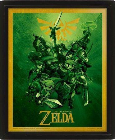 Постер Pyramid 3D The Legend of Zelda: Link's