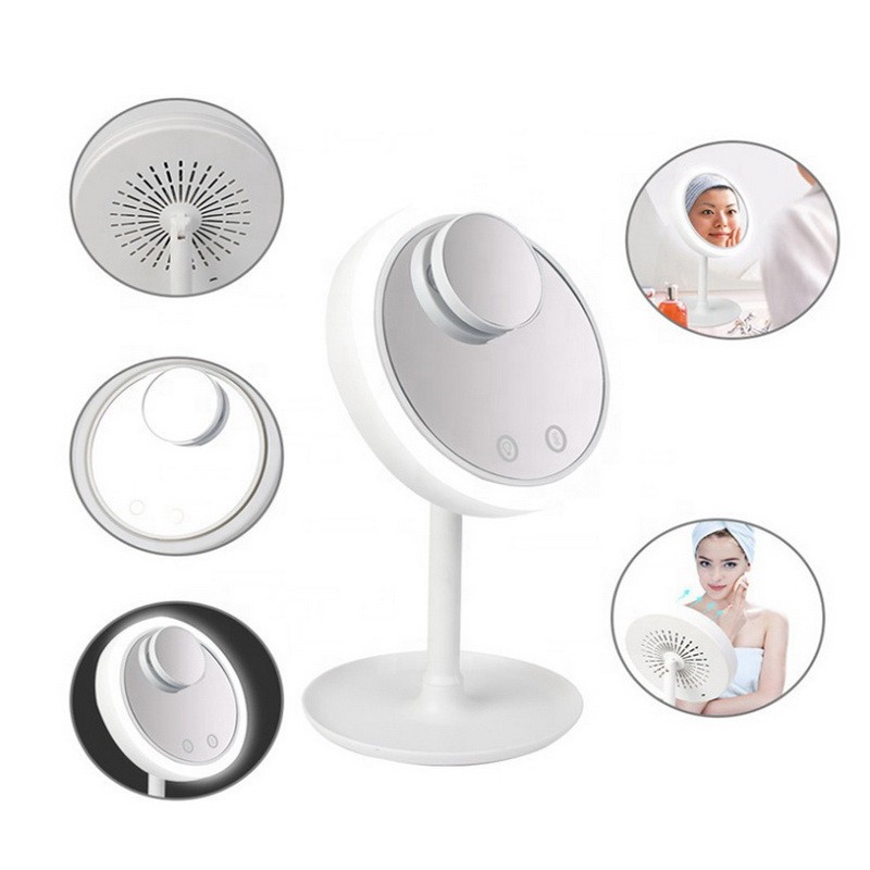 

Зеркало Beauty Breeze Mirror с подсветкой и встроенным вентилятором, Белый
