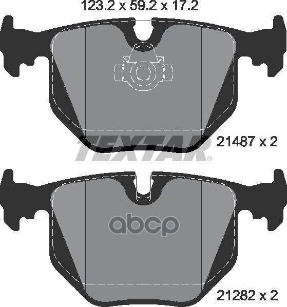 

Колодки дисковые задние bmw e38 2.8/4.0/5.0/2.5tds/3.0d 95-01/e46 m3 3.2 00> 2148703