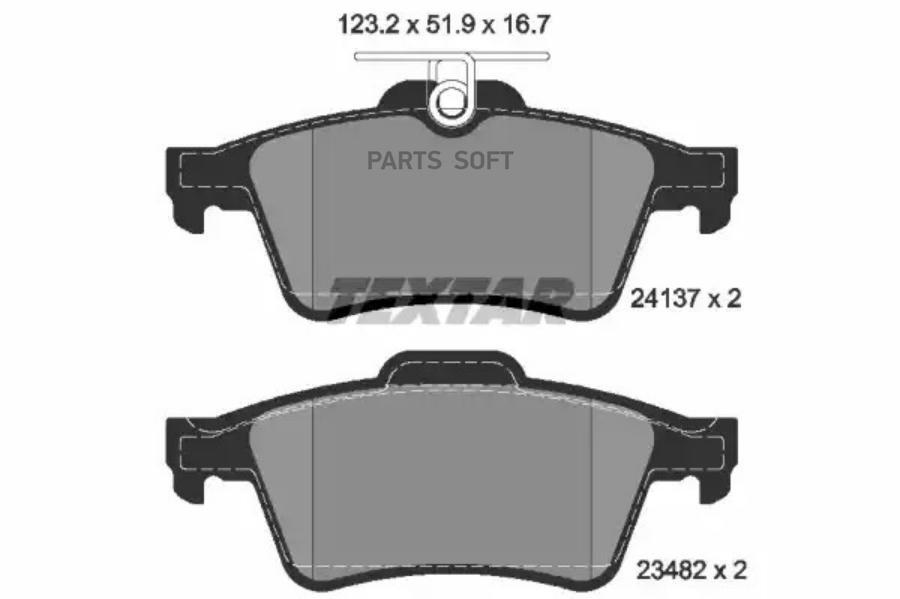 

Колодки дисковые з. saab 9-3, opel vectra, ford focus 1.4-3.2 98> 2413701