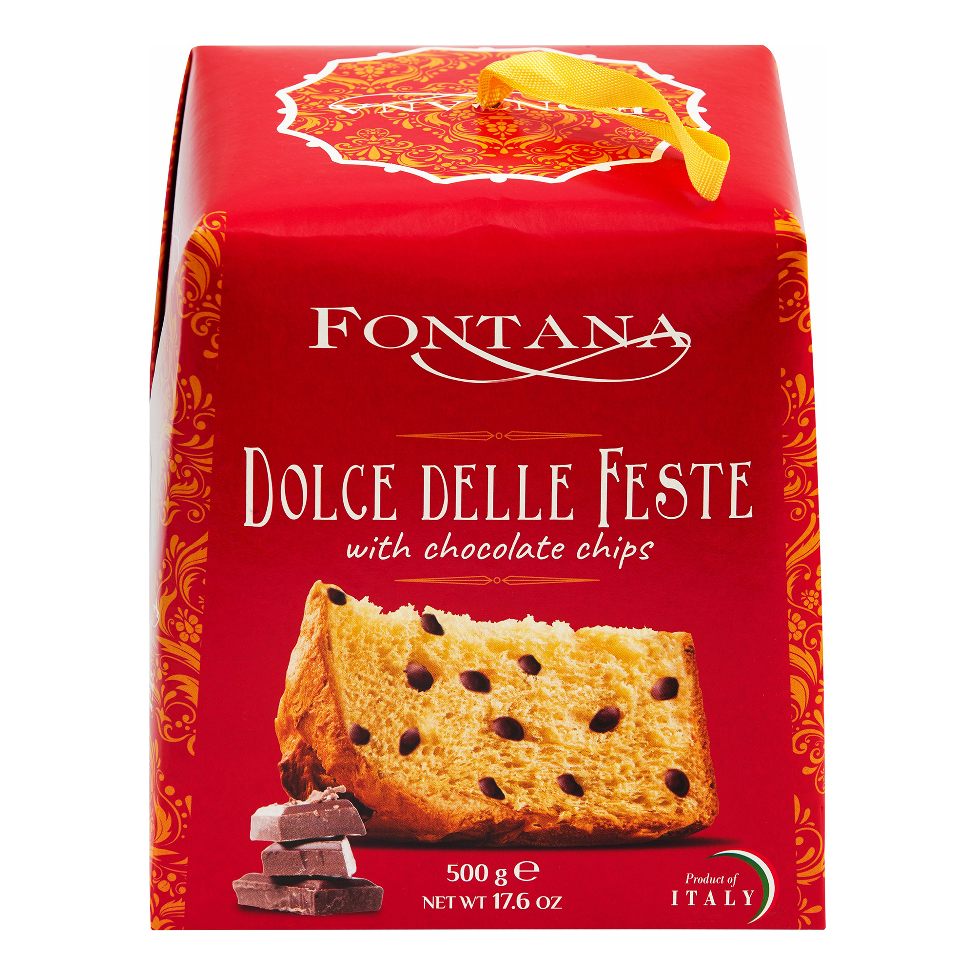 Кулич Fontana Dolce delle Feste с кусочками шоколада 500 г